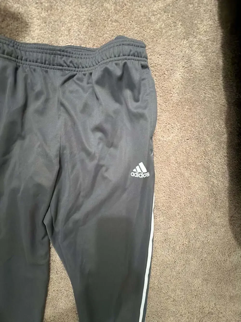 Adidas Tiro 21 Aeroready Gray 3-Stripes Track Pants Men's XL